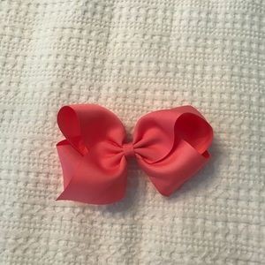 Pink/ coral Bow, NEW